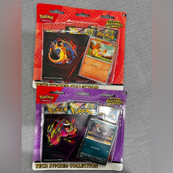 Pokémon Tech Sticker Collection - Orange & Purple Packs